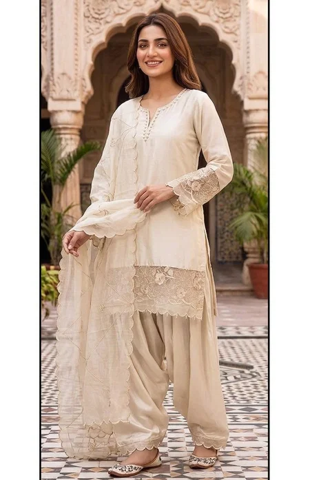 Hoor Tex 831 A To D Malai Satin Salwar Kameez Collection